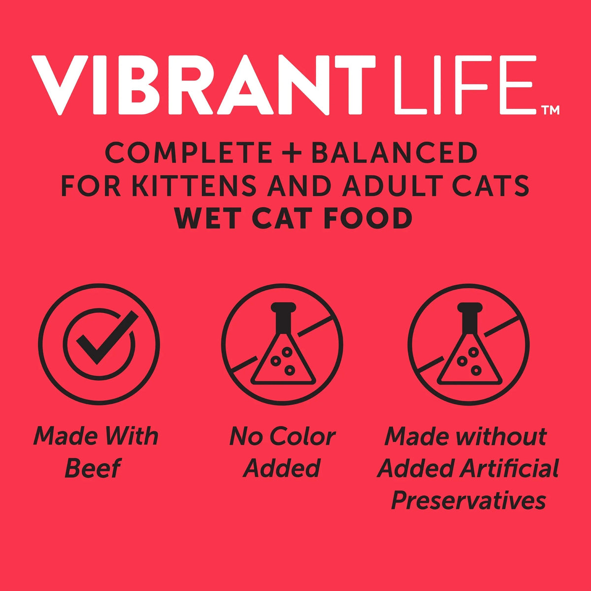Vibrant Life Beef Dinner Roasted Flavor in Gravy Wet Cat Food, 3 oz Can — product image 11