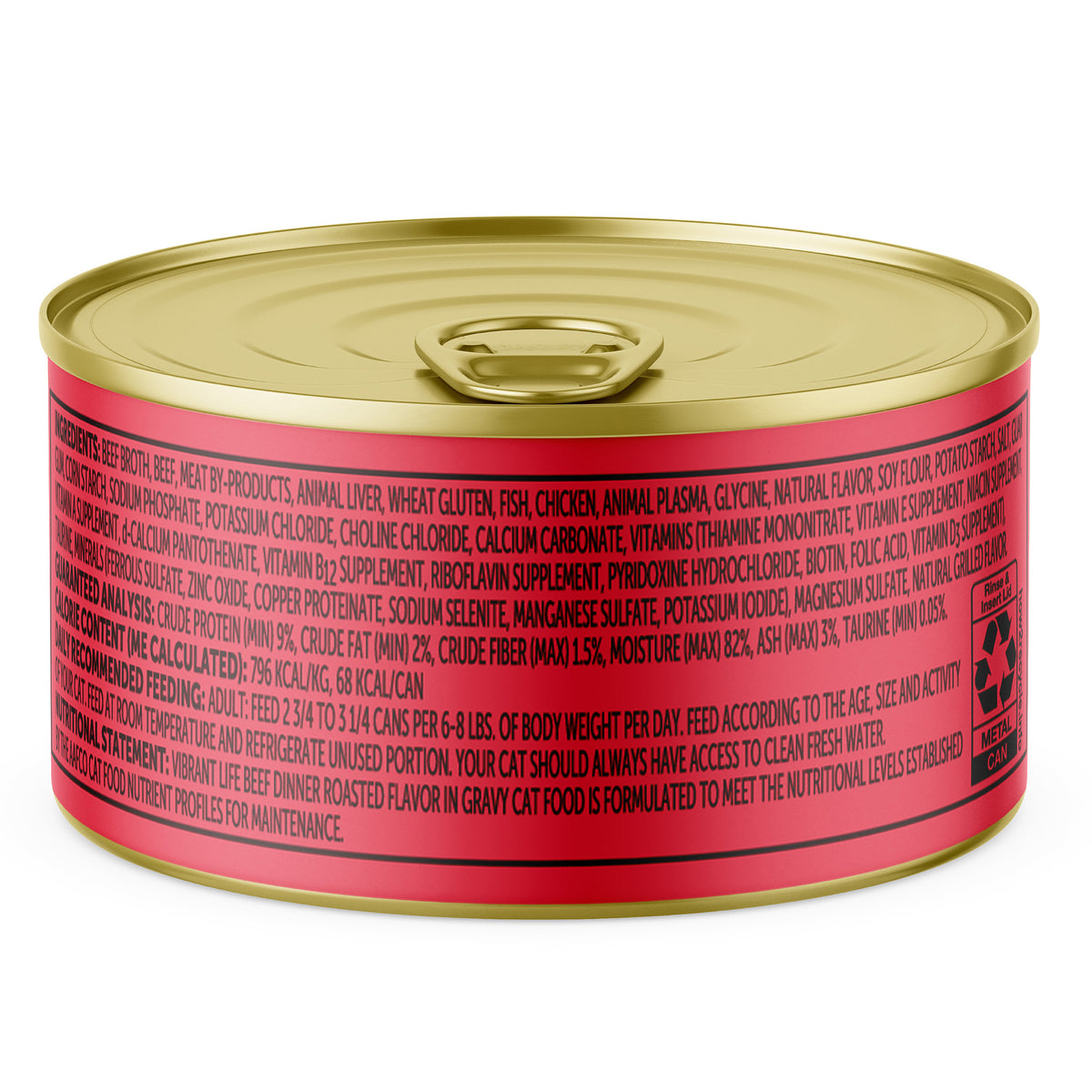 Vibrant Life Beef Dinner Roasted Flavor in Gravy Wet Cat Food, 3 oz Can — product image 18