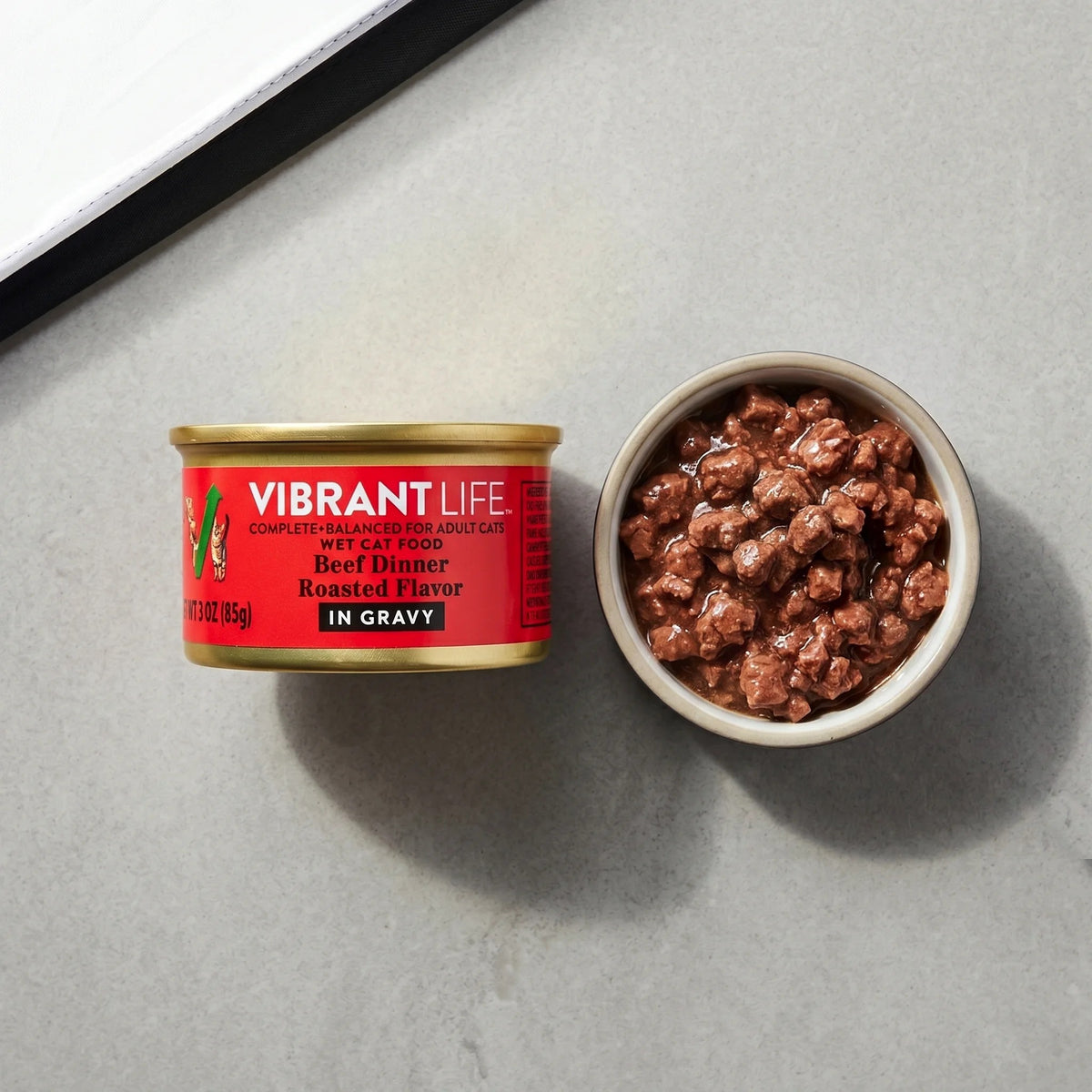 Vibrant Life Beef Dinner Roasted Flavor in Gravy Wet Cat Food, 3 oz Can — product image 2