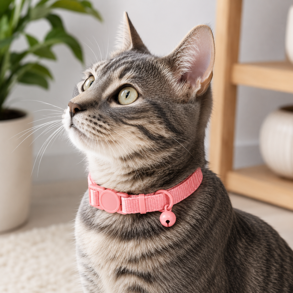 Vibrant Life Break-Away Adjustable Cat Collar, Pink — product image 4