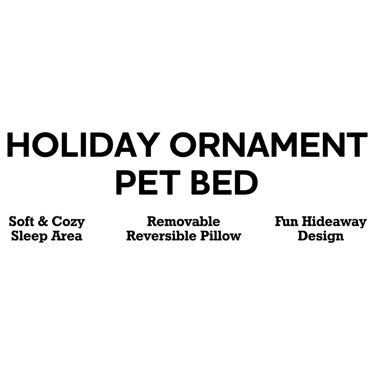 Vibrant Life Holiday Gift Small Pet Bed, Red and Green, 16 in x 15 in x 16 in — product image 10