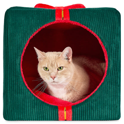 Vibrant Life Holiday Gift Small Pet Bed, Red and Green, 16 in x 15 in x 16 in — product image 4
