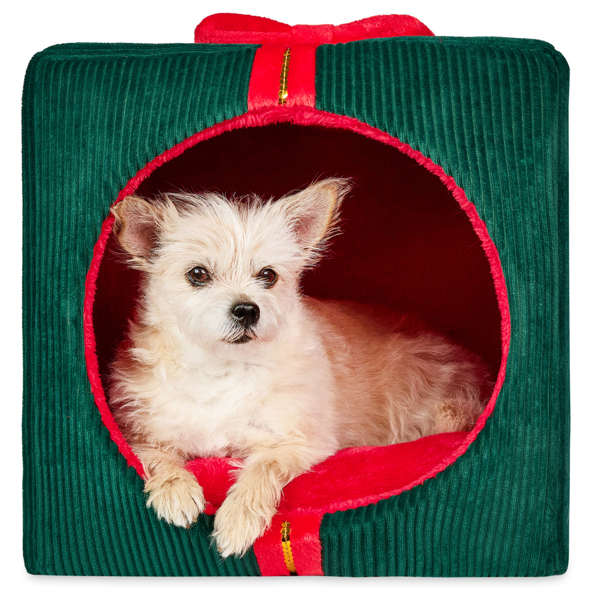 Vibrant Life Holiday Gift Small Pet Bed, Red and Green, 16 in x 15 in x 16 in — product image 7