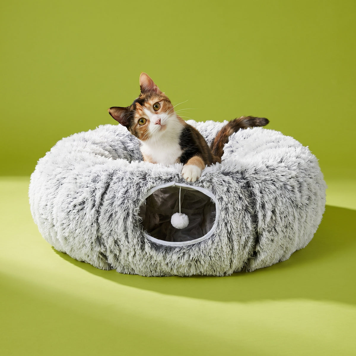 Vibrant Life Multi-Function Cat Tunnel, 32", Gray — product image 2