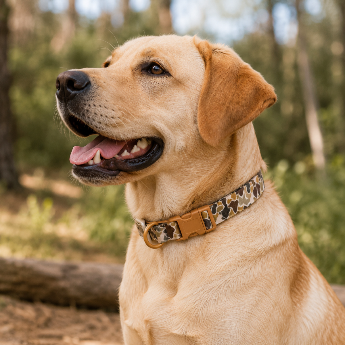 Vibrant Life Polyester Adjustable Dog Collar, Camo, M — product image 3
