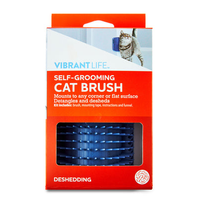 Vibrant Life Self Grooming Cat Brush, Blue — product image 3