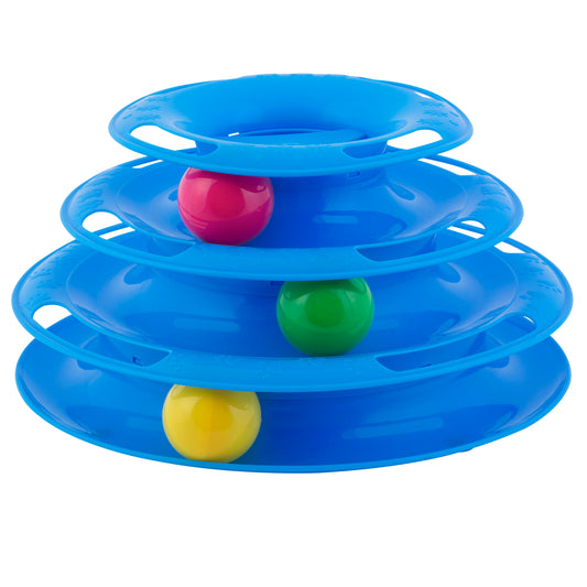 Vibrant Life Triple Chase Tower Cat Toy