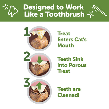Wellness WHIMZEES Cat Dental Treats, Freshens Breath, Chicken Flavor, 4.5 oz Bag — product image 3